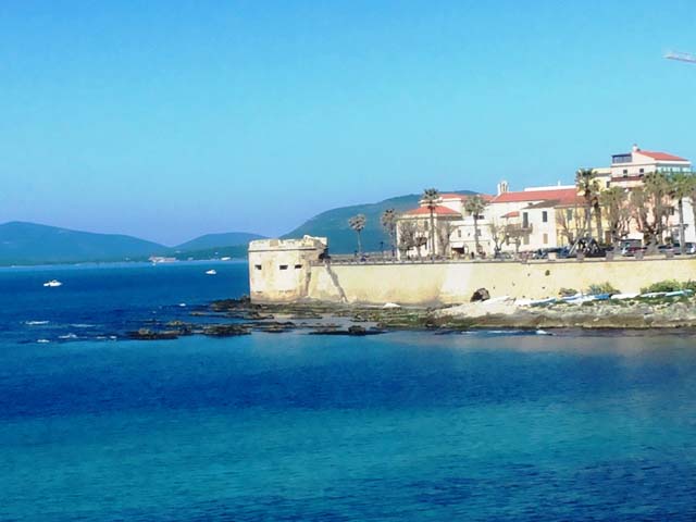 Alghero veduta bastioni
