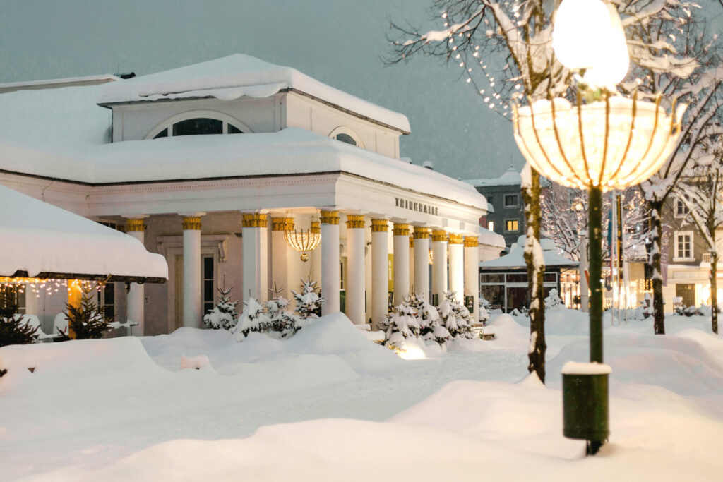 Trinkhalle in Bad Ischl Iarna